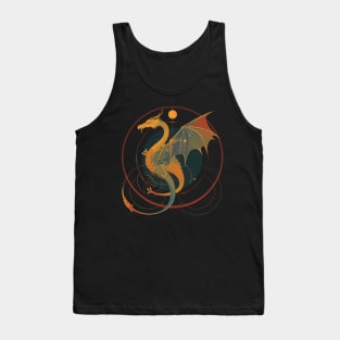 Mighty Dragon - Awe-Inspiring Fantasy Design Tank Top